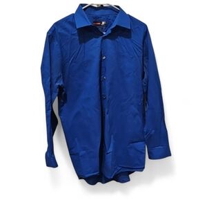 Ferrari Royal Blue Button Down Shirt